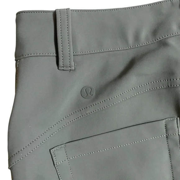 lululemon | size 28 City Sleek Slim-Fit 5 Pocket High-Rise Pant in Grey Sage - Picture 10 of 12
